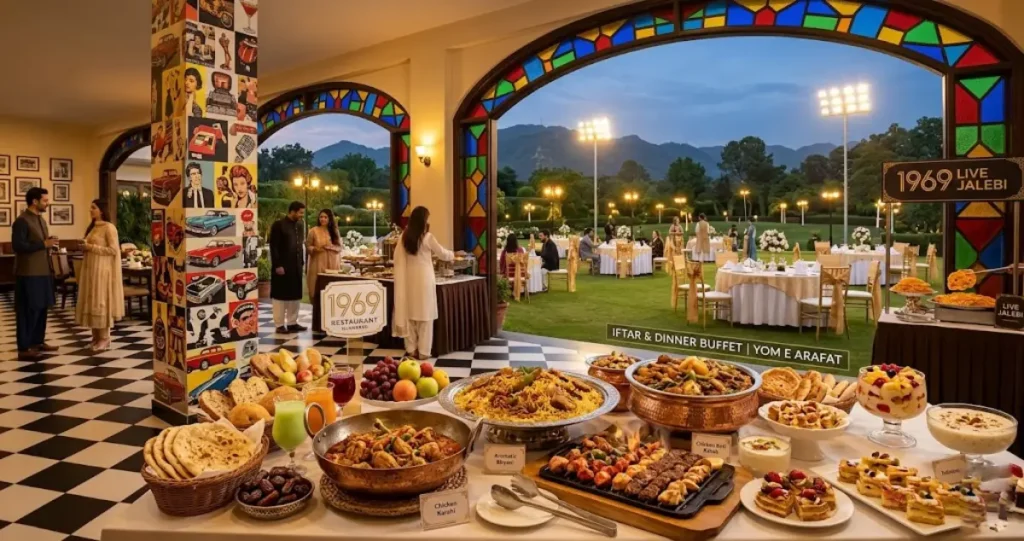 Celebrate a Blessed Iftar & Dinner Buffet on Yom e Arafat at 1969 Restaurant